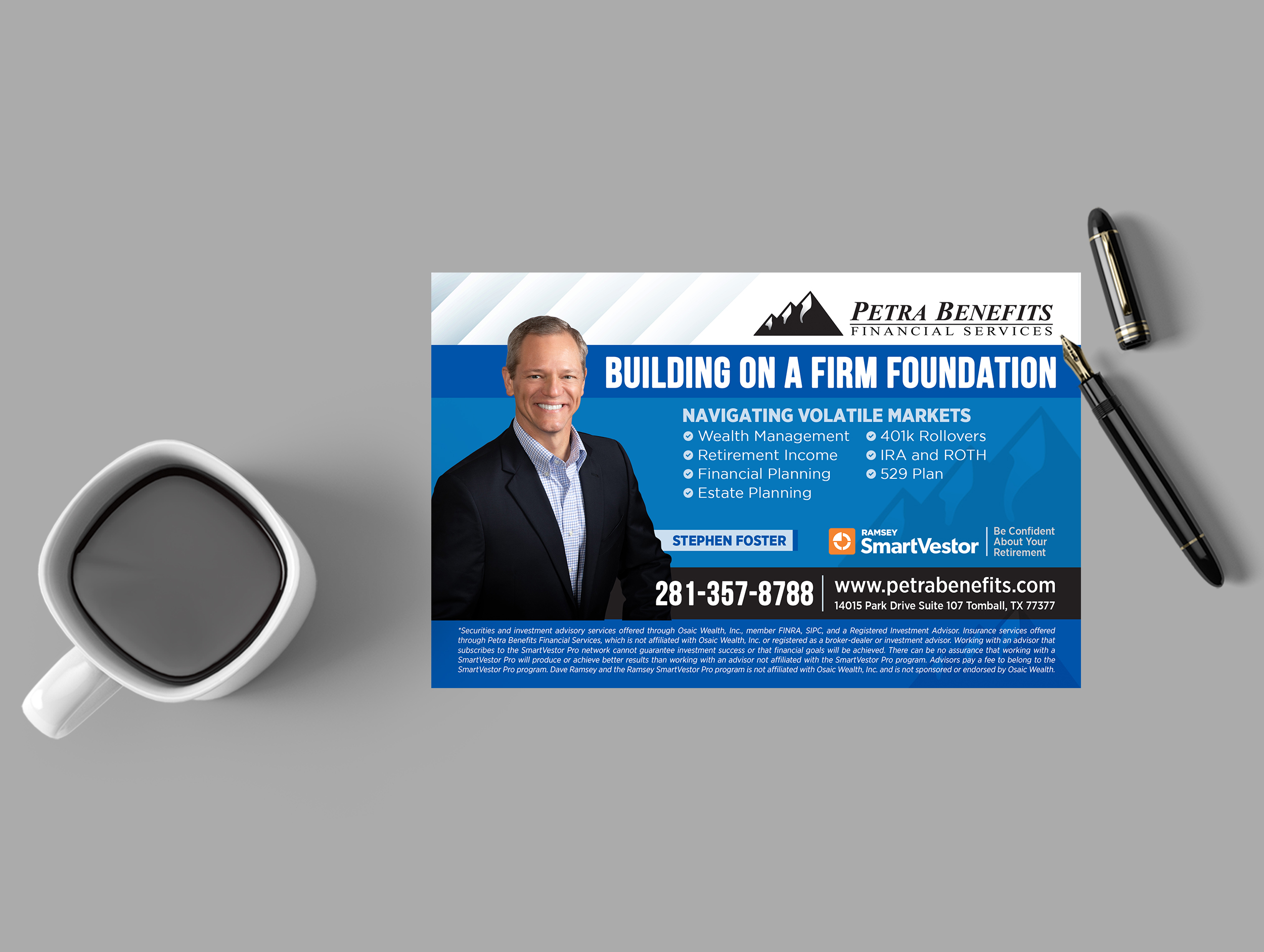 Newspaper Ad Design by GraphicsGuru for Petra Benefits Financial Services | Design #33178766