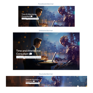 Banner Ad Design by Graphic Guy for Time and Attendance Consultant | Design: #33203555