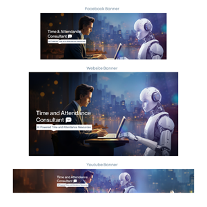 Banner Ad Design by Graphic Guy for Time and Attendance Consultant | Design: #33205262