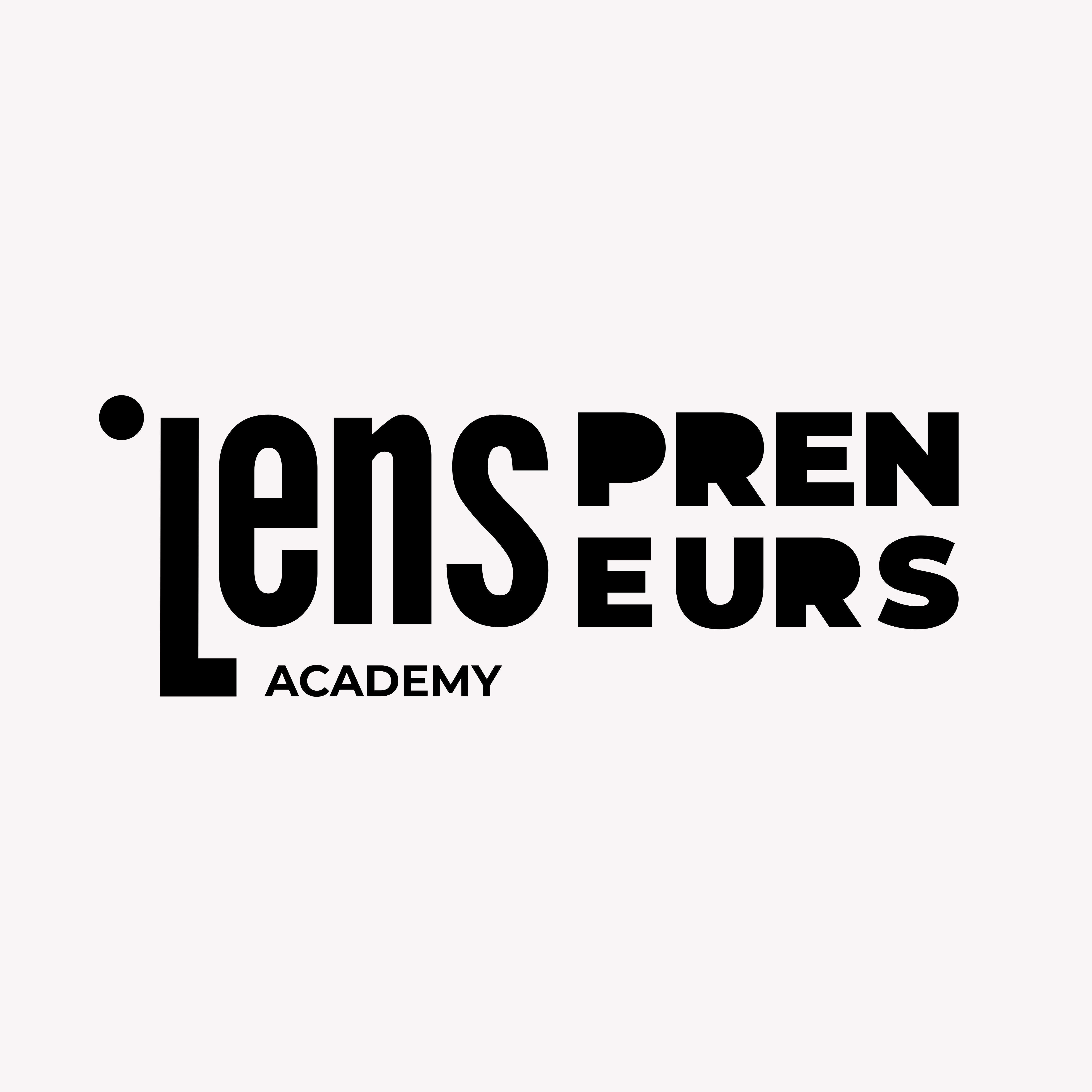 Logo Design by Binatom for Lenspreneur Academy | Design #33167688