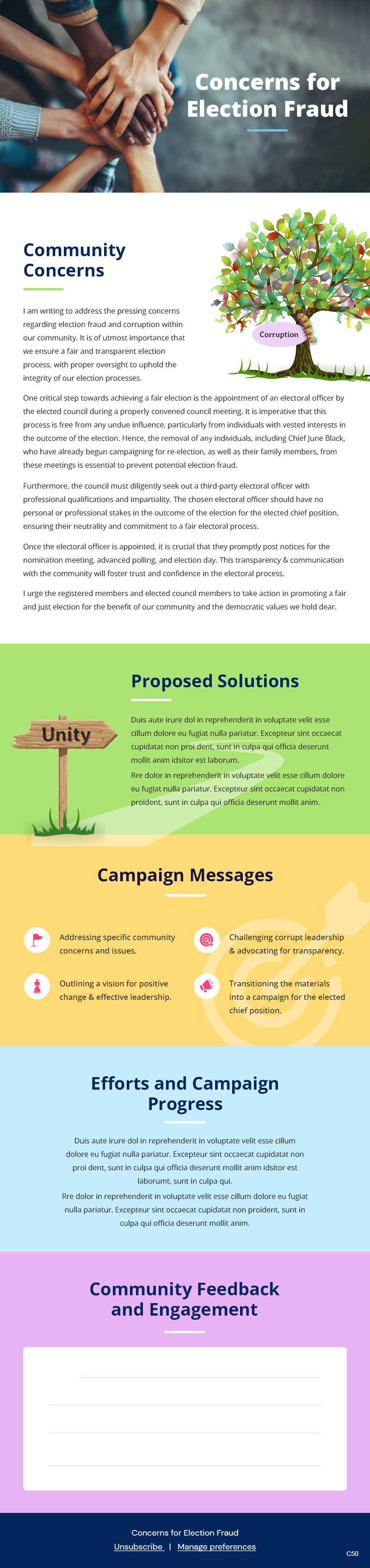 Newsletter Design by pb for this project | Design #33175994