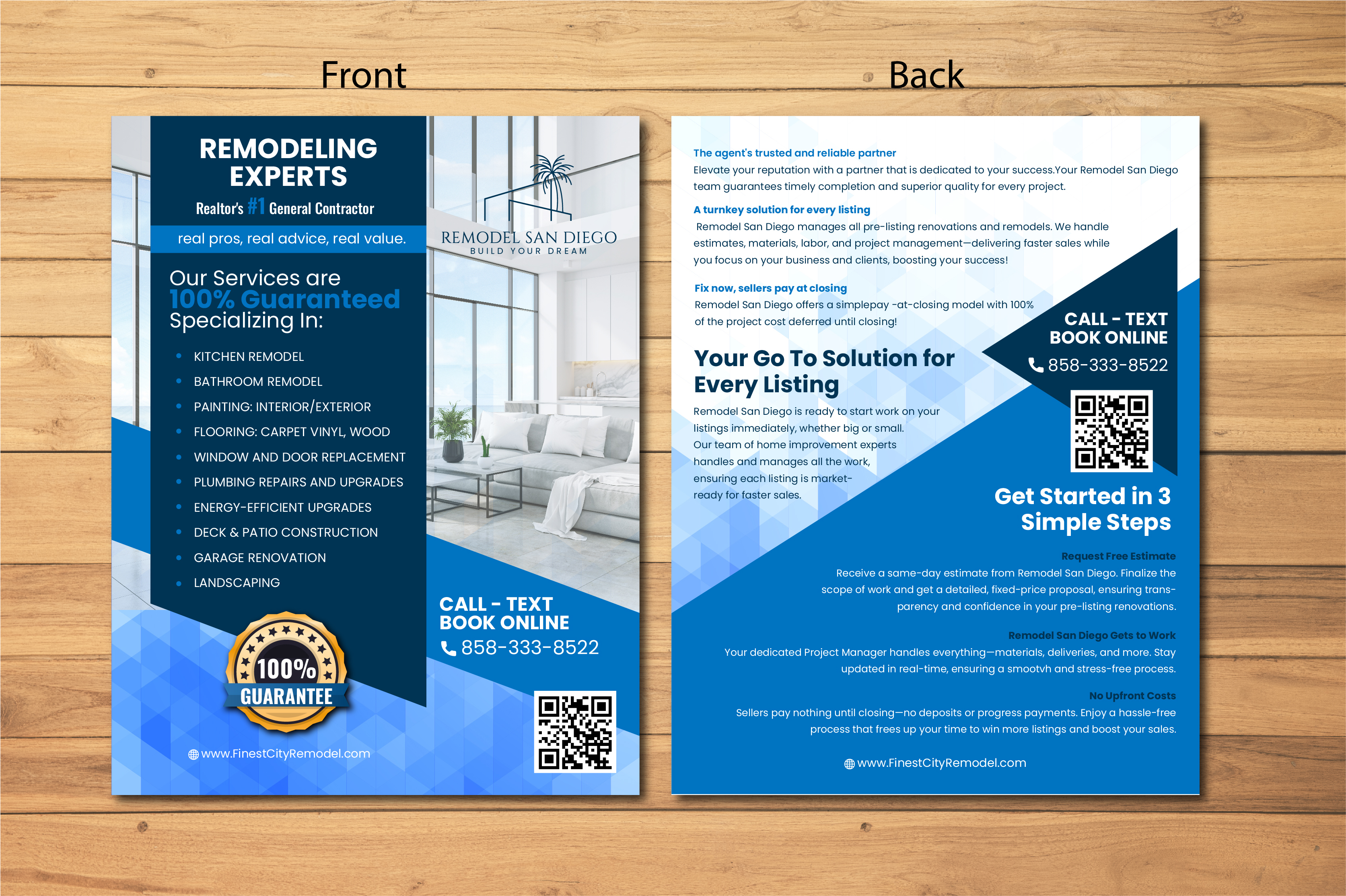 Diseño de Flyer por Adept Marketing Agency para SD Pro Team | Diseño #33222034