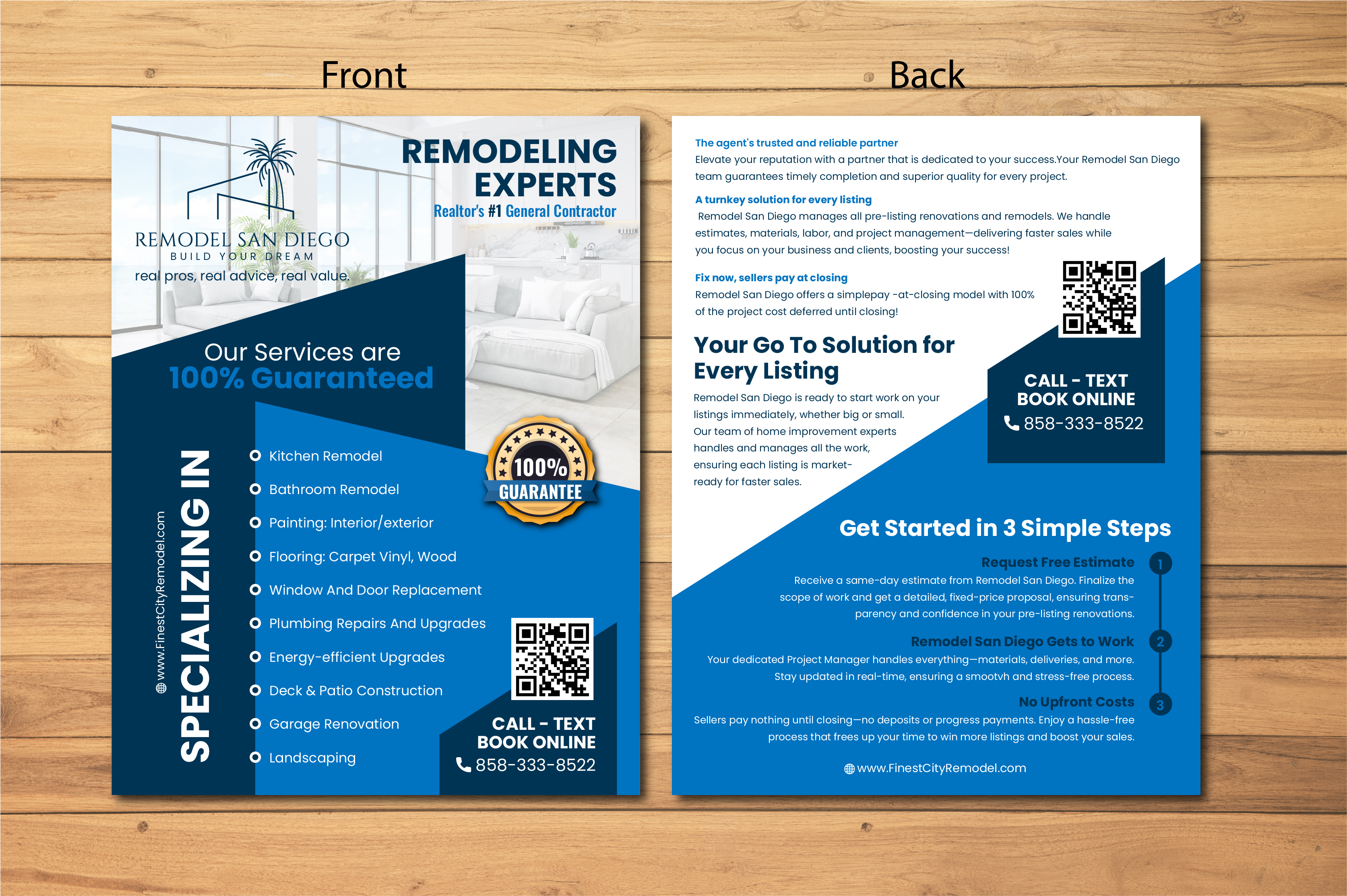 Flyer Design by Adept Marketing Agency for SD Pro Team | Design #33222037