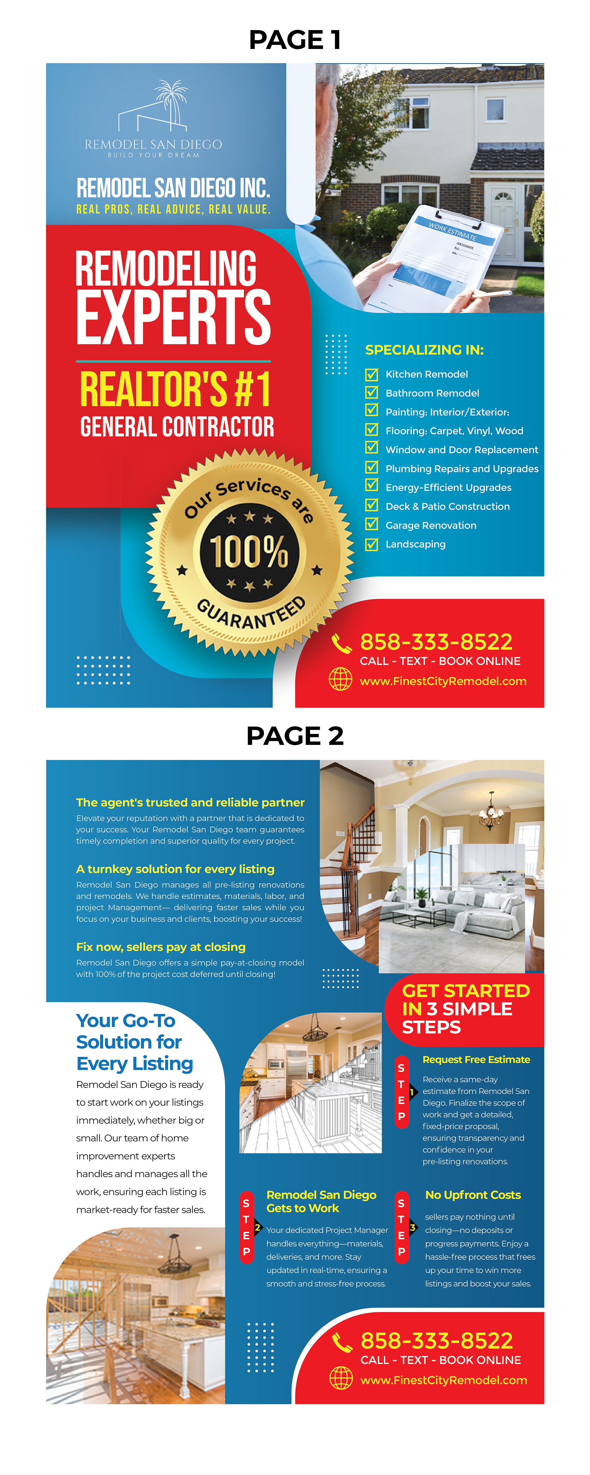 Flyer Design by svkreatives for SD Pro Team | Design #33186603