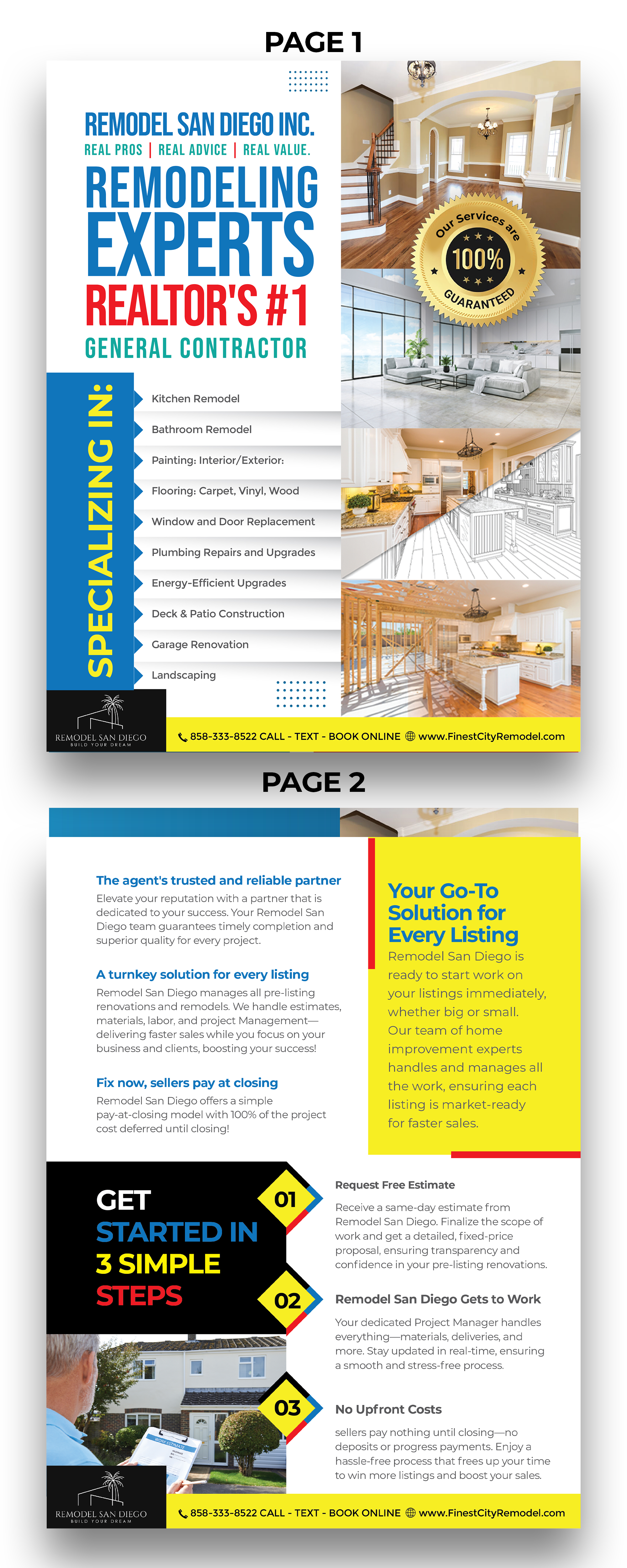 Flyer Design by svkreatives for SD Pro Team | Design #33186932