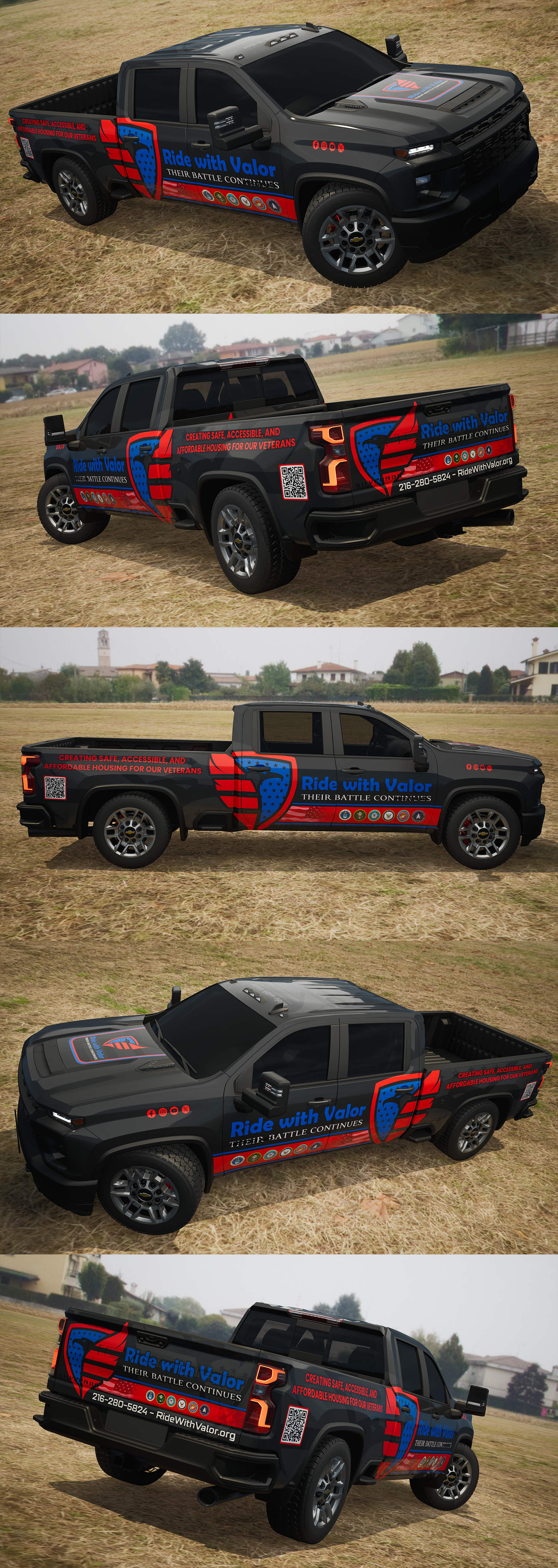 Car Wrap Design by Panji A. for Ride with Valor | Design #33211799