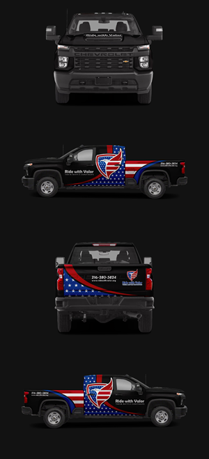 Design de Covering de Véhicule par ANGGI MAULANA PRAKOSO pour Ride with Valor | Design : #33176052