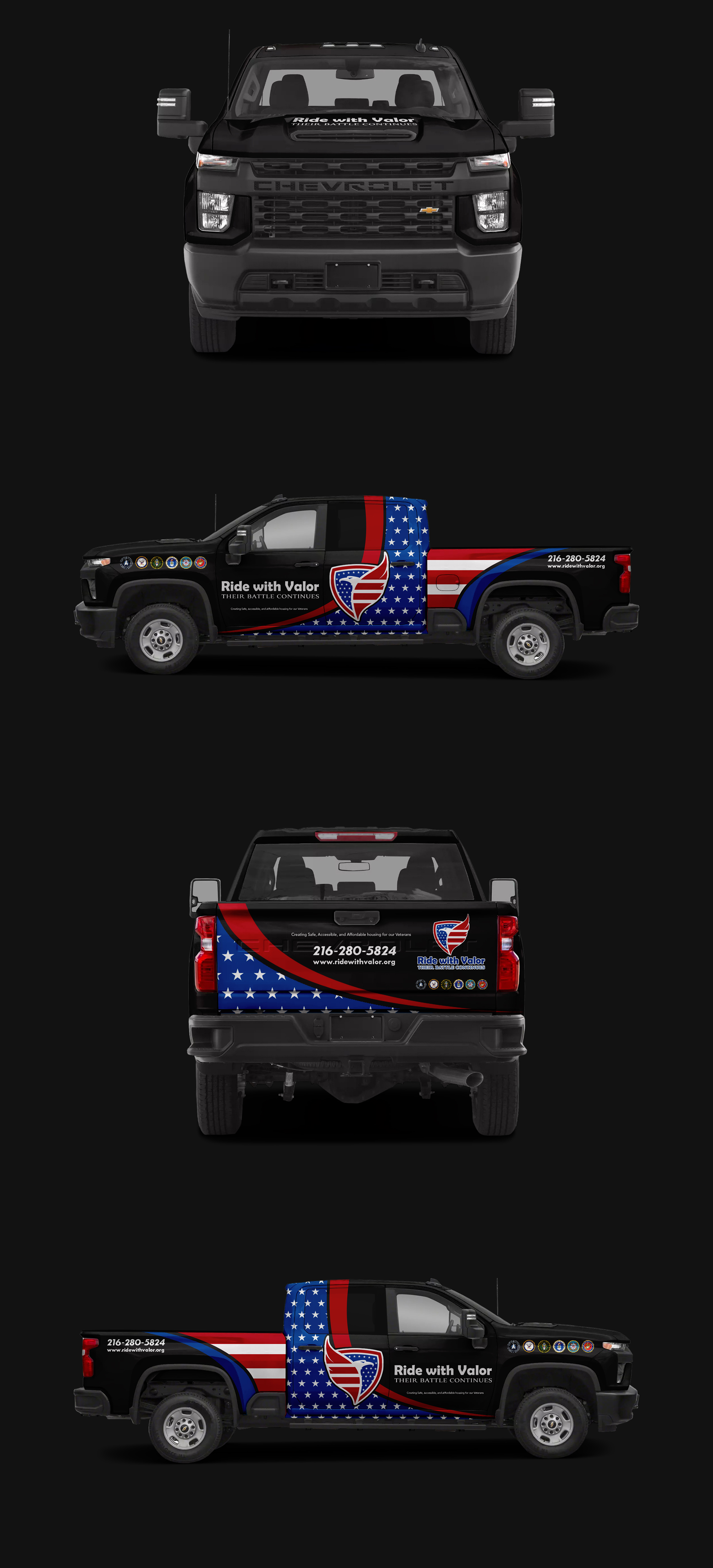 Car Wrap Design by ANGGI MAULANA PRAKOSO for Ride with Valor | Design #33177588