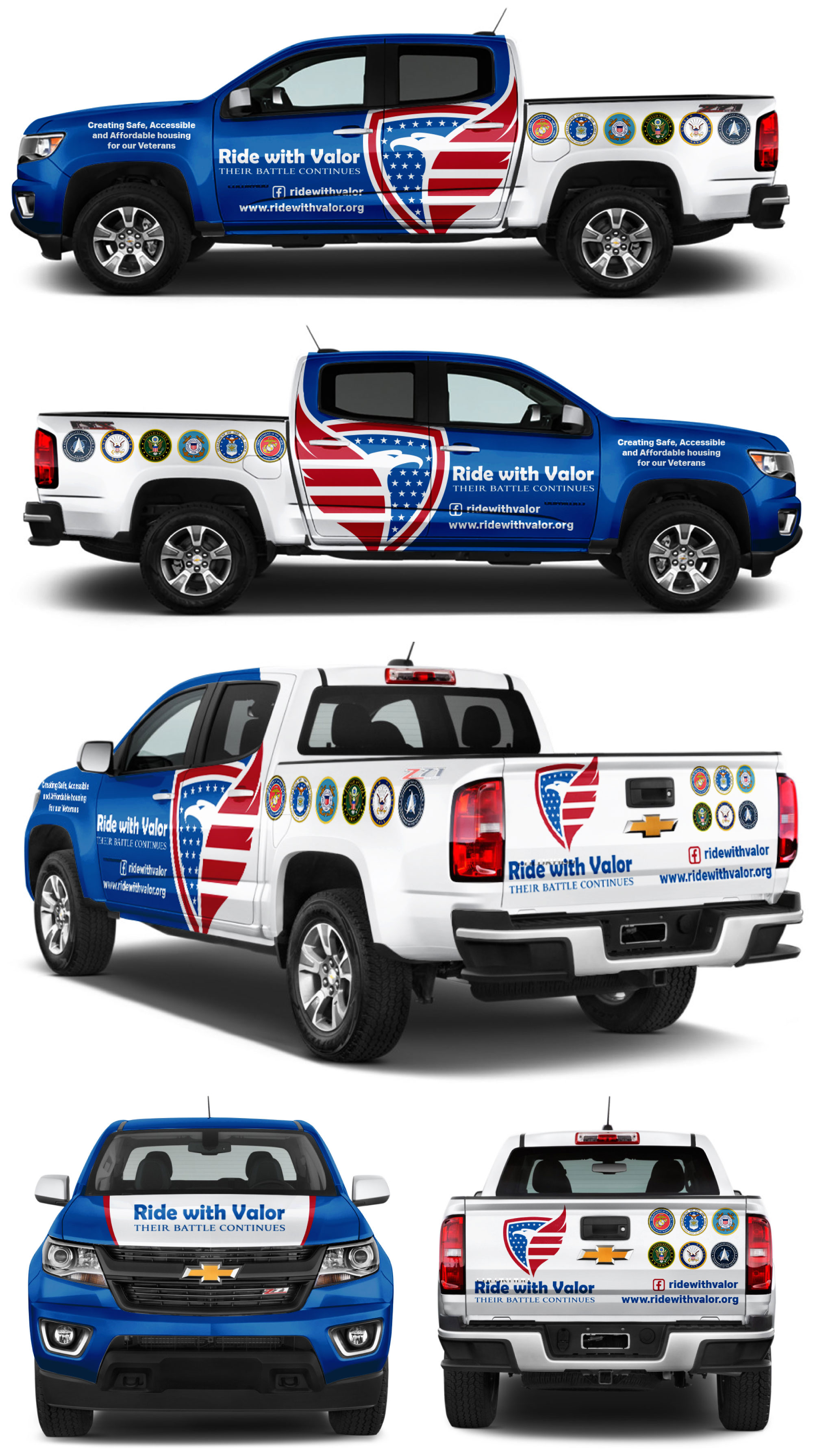 Car Wrap Design by LAXMI DESIGNHUB for Ride with Valor | Design #33189909