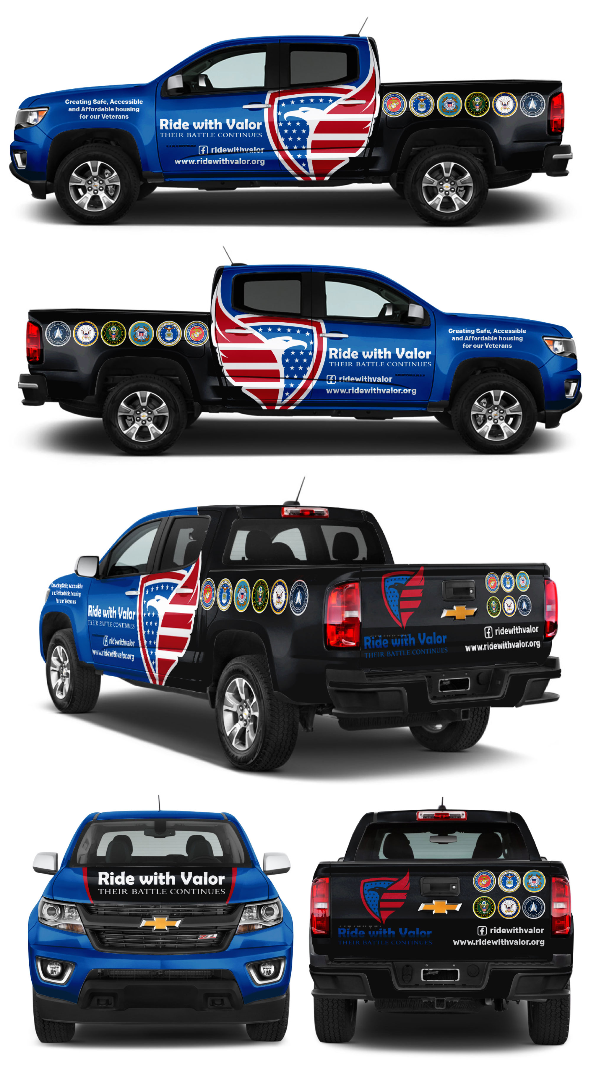 Design de Covering de Véhicule par LAXMI DESIGNHUB pour Ride with Valor | Design #33205181