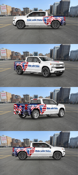 Design de Covering de Véhicule par Ken_Zie pour Ride with Valor | Design : #33189133