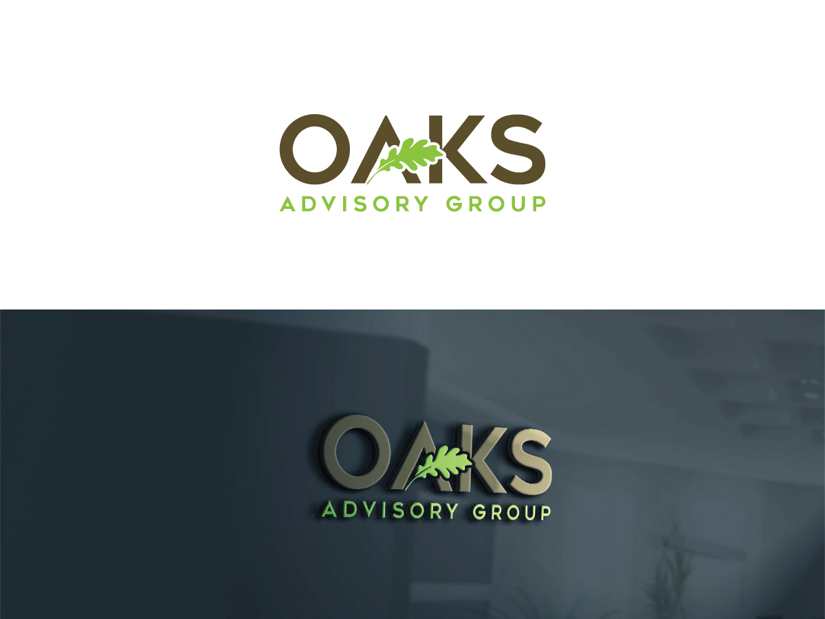 Logo Design by Gexeco for Oaks Advisory Group | Design #33173493