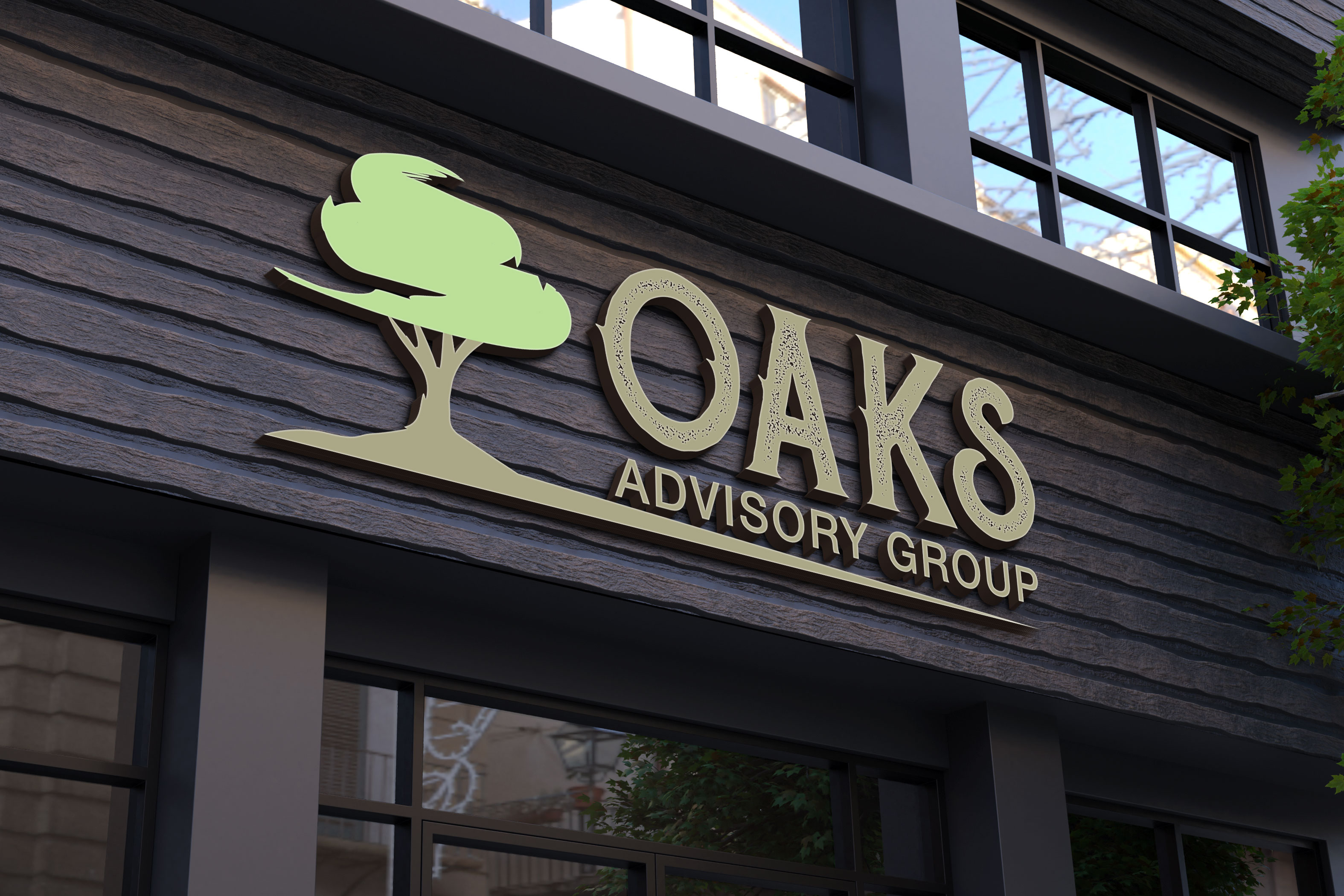 Logo Design by Kavth for Oaks Advisory Group | Design #33209175