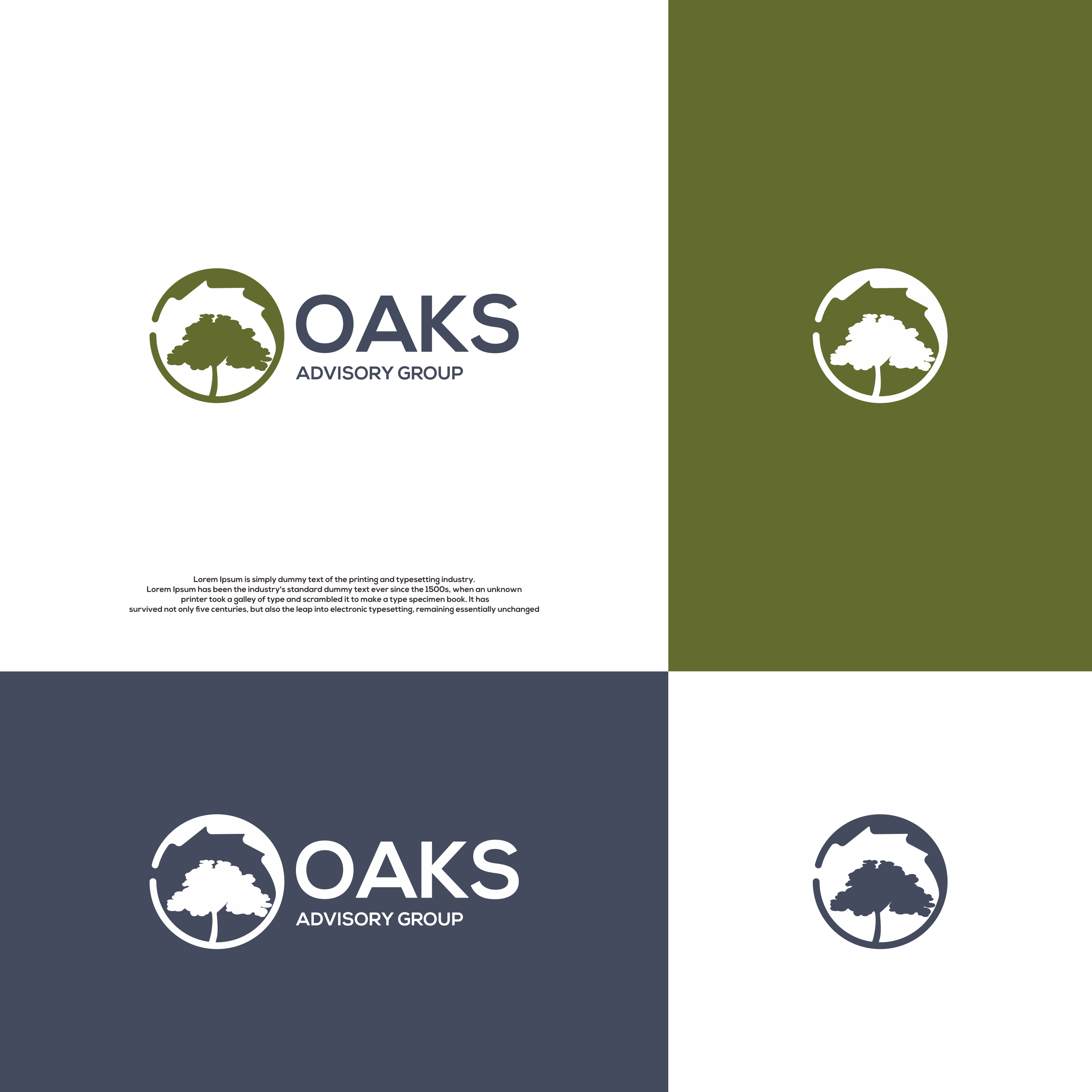 Logo Design by arttemis for Oaks Advisory Group | Design #33405881