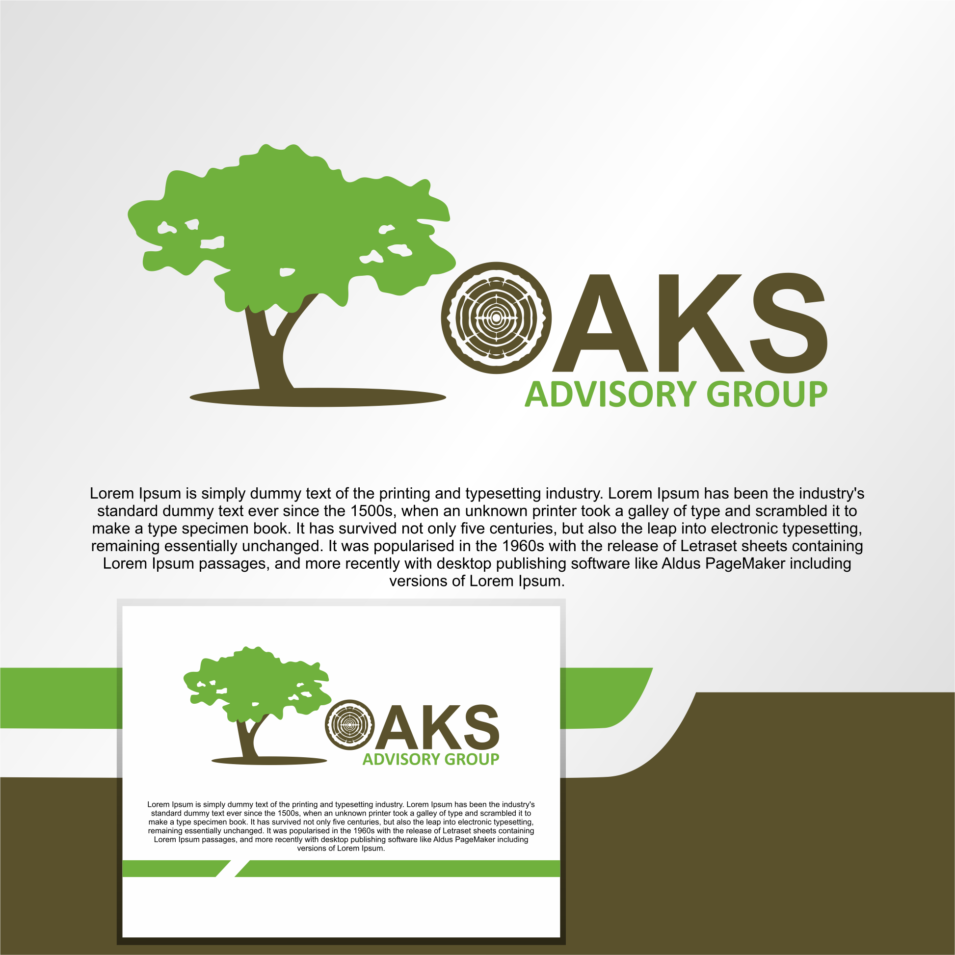 Logo-Design von diego costa für Oaks Advisory Group | Design #33172223