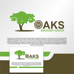 Diseño de Logo por diego costa para Oaks Advisory Group | Diseño: #33172223