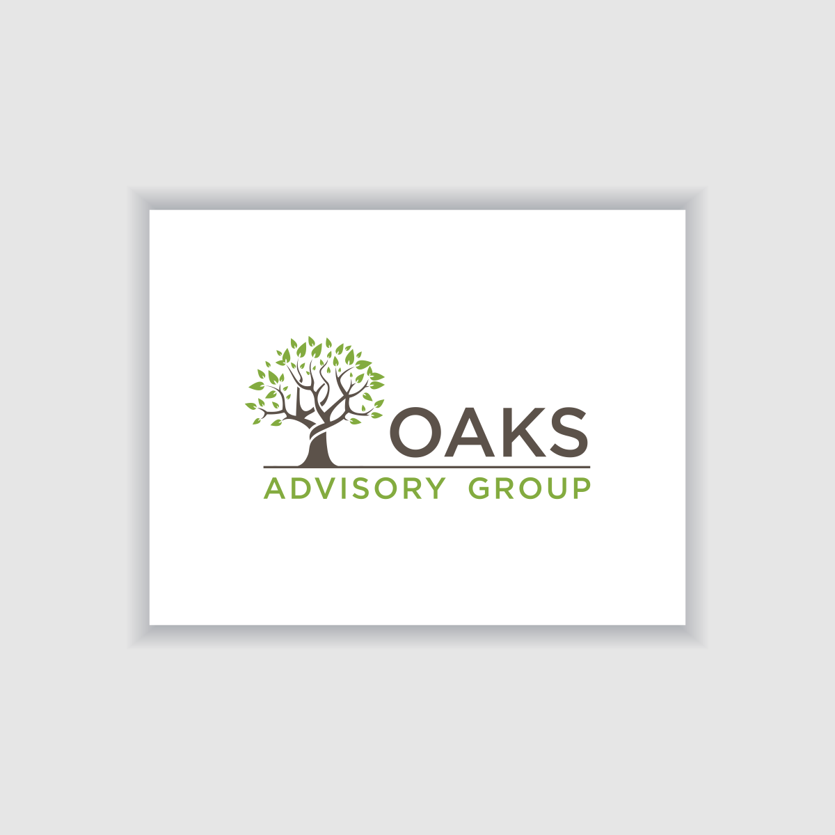 Logo Design by Grafie for Oaks Advisory Group | Design #33175164