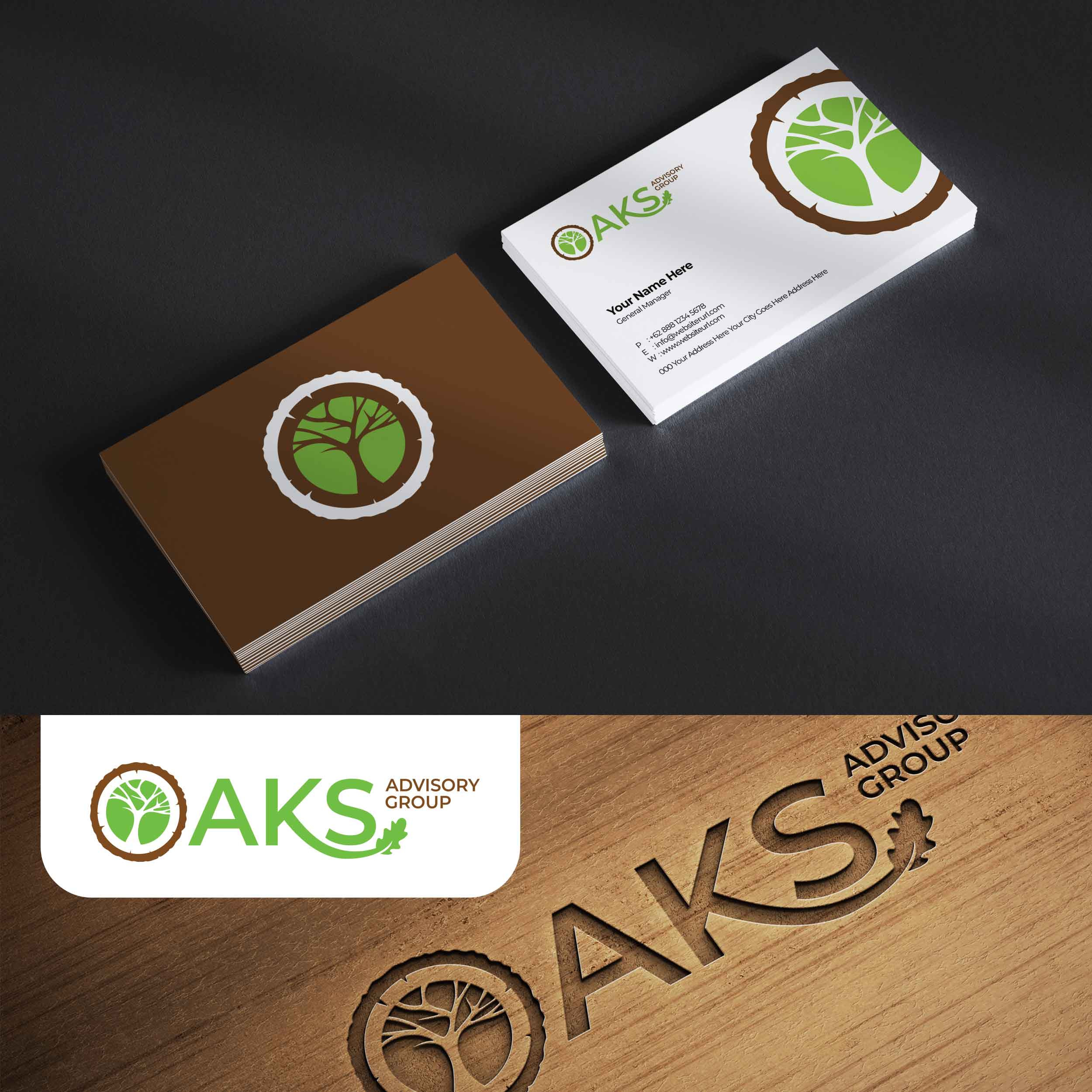 Design de Logo par Bo3nk pour Oaks Advisory Group | Design #33176421
