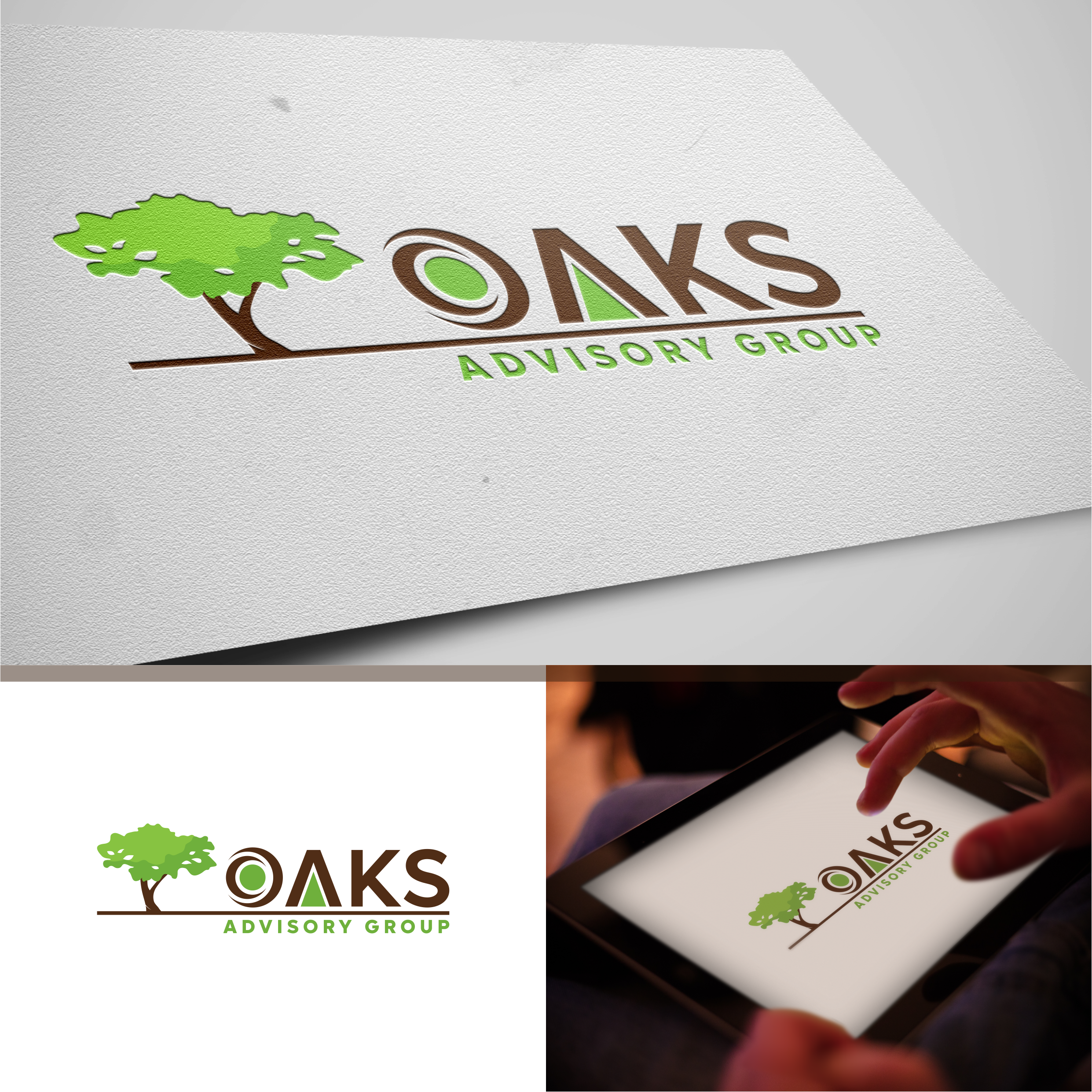 Logo Design by ghillvan for Oaks Advisory Group | Design #33172910