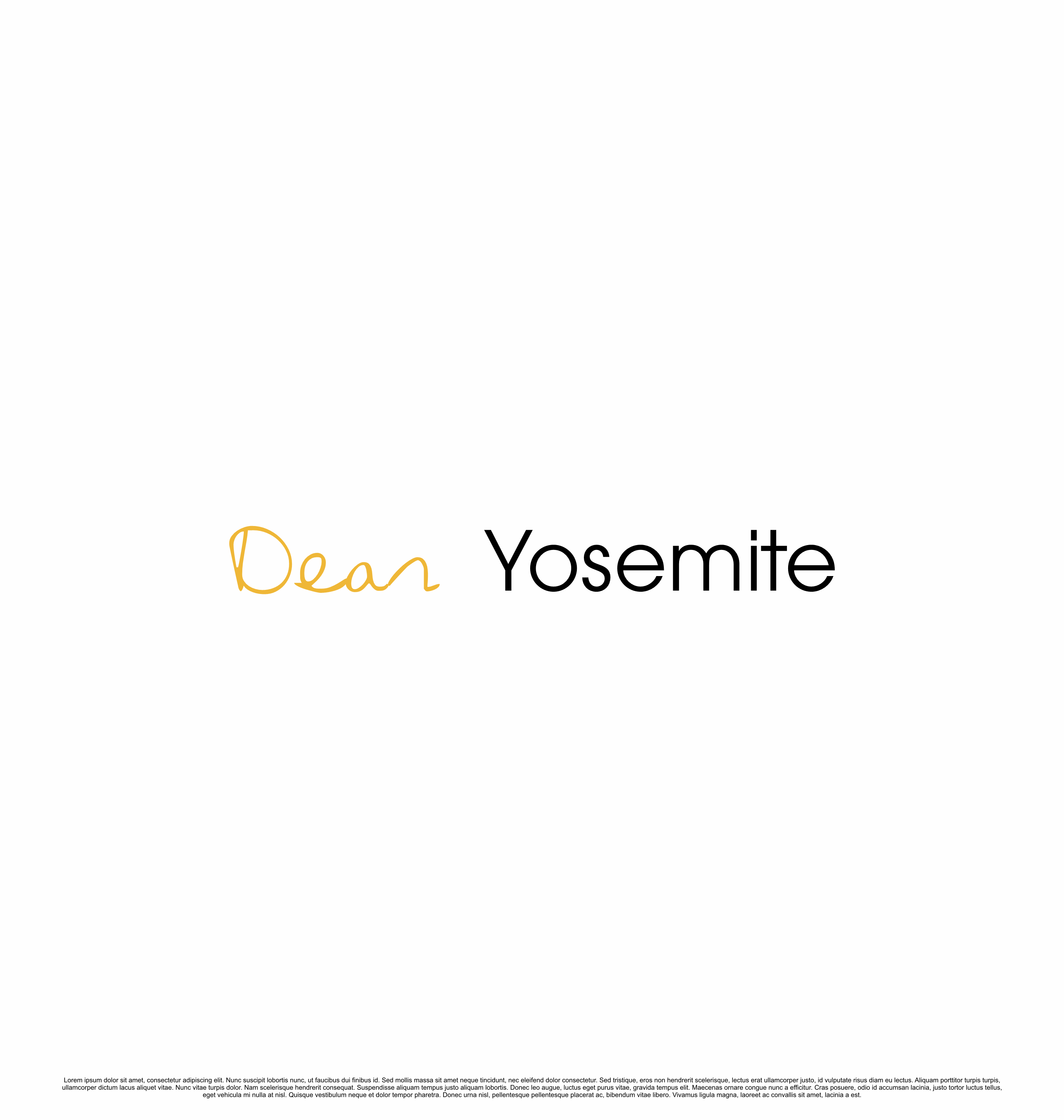 Logo Design by saesean for Dear Yosemite | Design #33184117