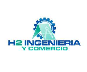 Logo Design by Paint-Tools for H2 INGENIERIA Y COMERCIO | Design #33174460
