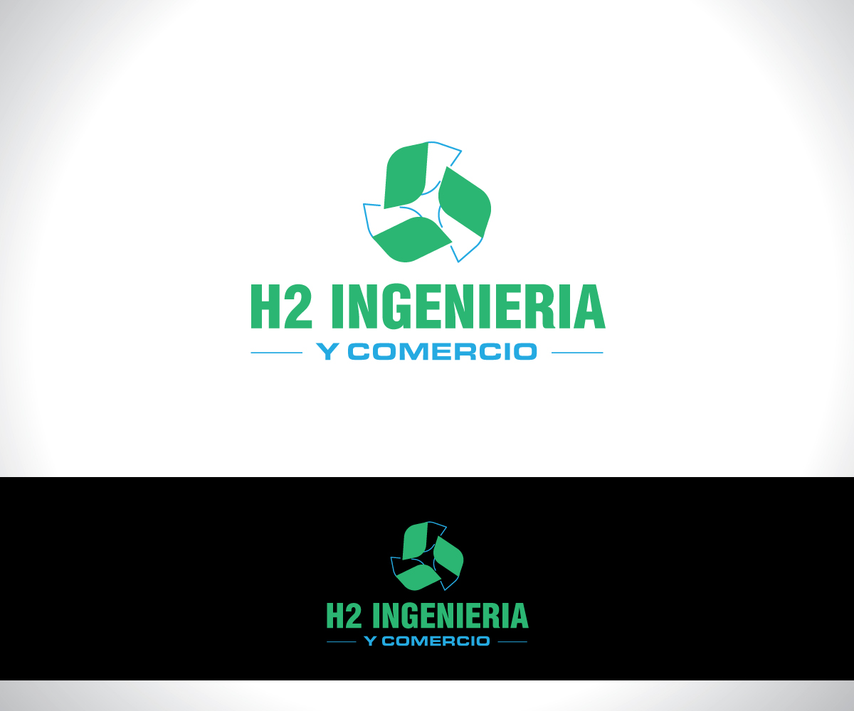 Diseño de Logo por YourLogoMaster para H2 INGENIERIA Y COMERCIO | Diseño #33176550