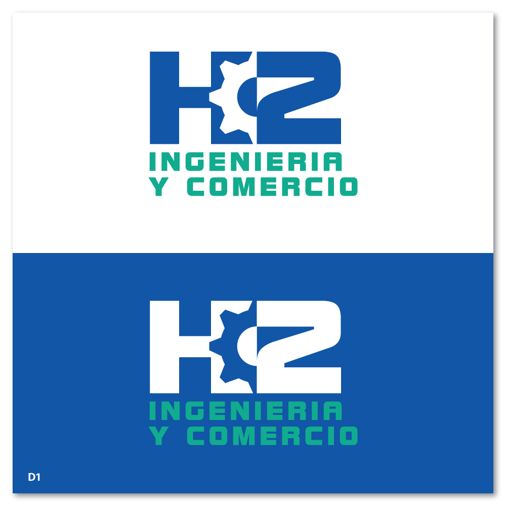 Logo Design by Sujit Banerjee for H2 INGENIERIA Y COMERCIO | Design #33174244
