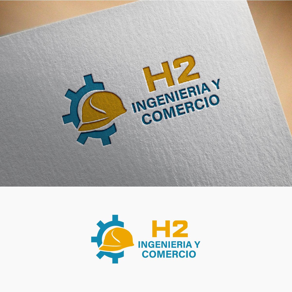 Logo Design by fly  design for H2 INGENIERIA Y COMERCIO | Design #33174820
