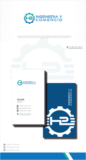 Logo-Design von zebronicgraphic für H2 INGENIERIA Y COMERCIO | Design: #33173242