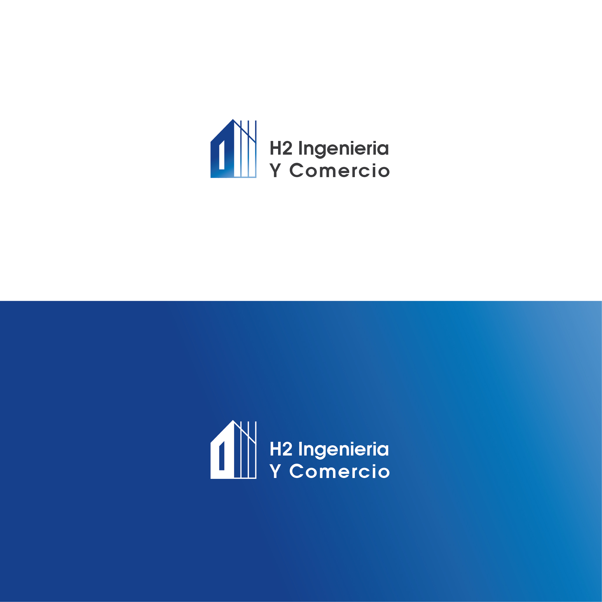 Diseño de Logo por Muhammad Imran 3 para H2 INGENIERIA Y COMERCIO | Diseño #33174826