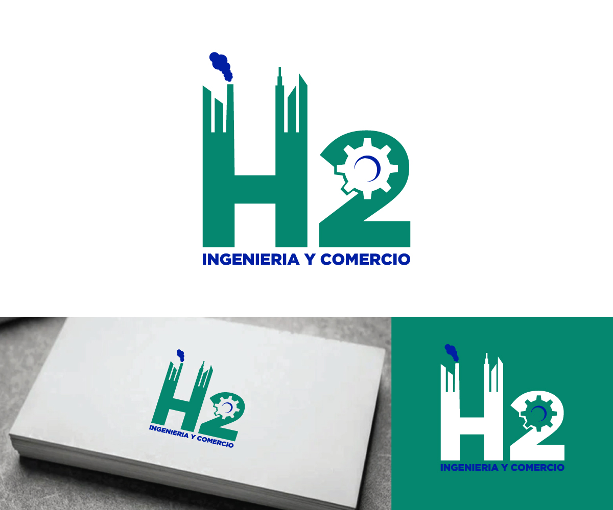Logo Design by Ansh Design for H2 INGENIERIA Y COMERCIO | Design #33174340