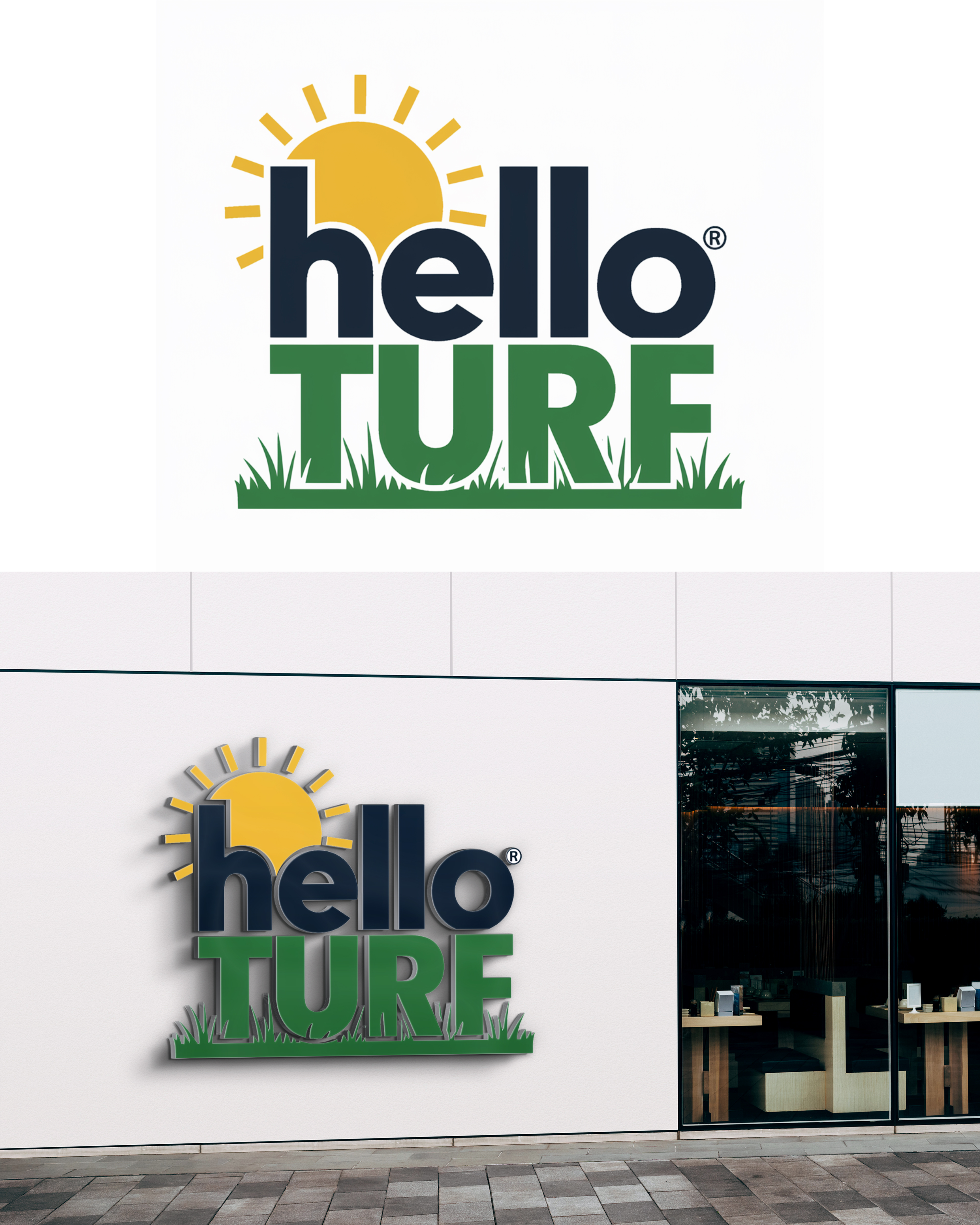 Logo Design by AMBStudio for hello TURF | Design #33180040