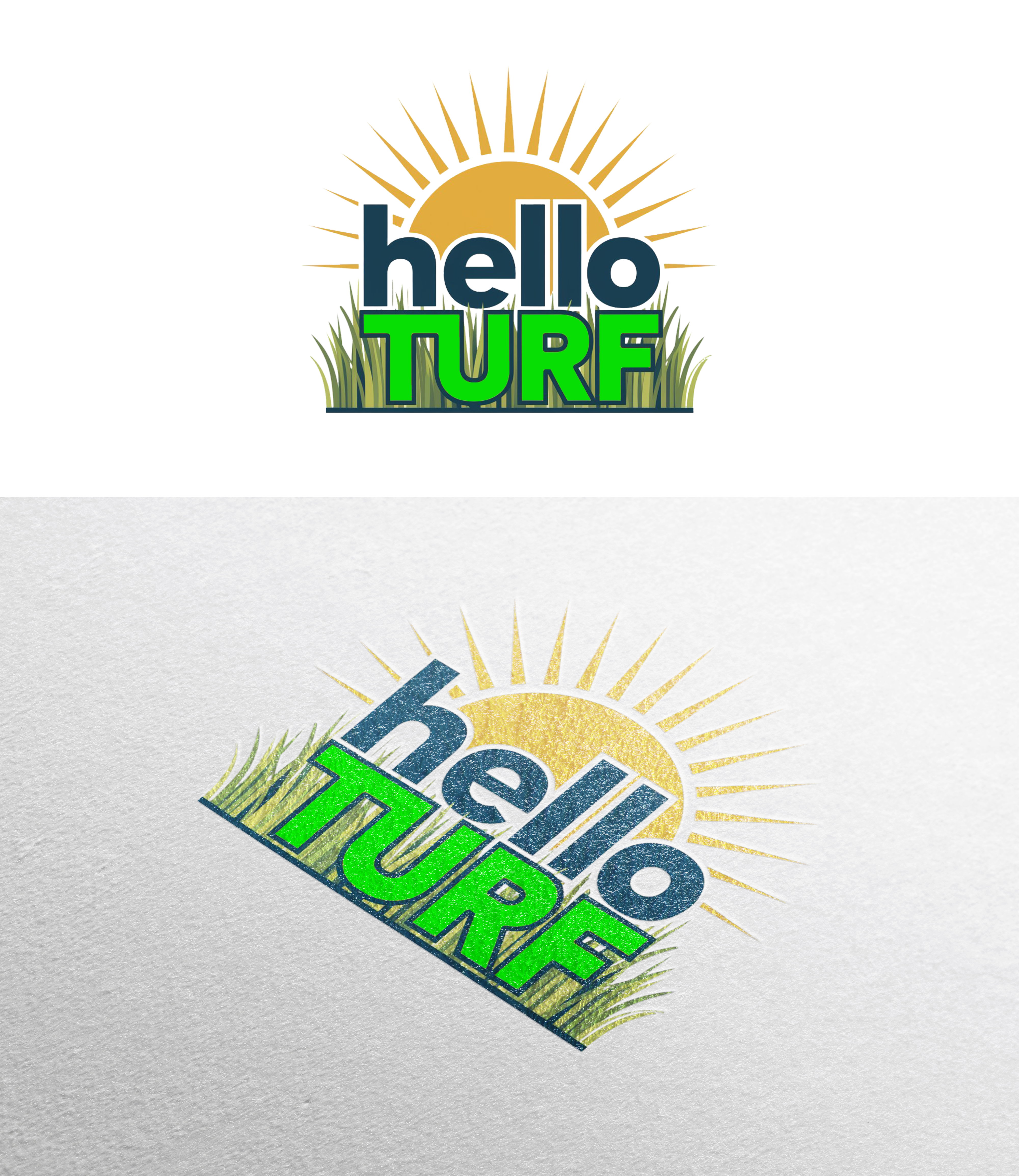 Logo Design by AMBStudio for hello TURF | Design #33180131