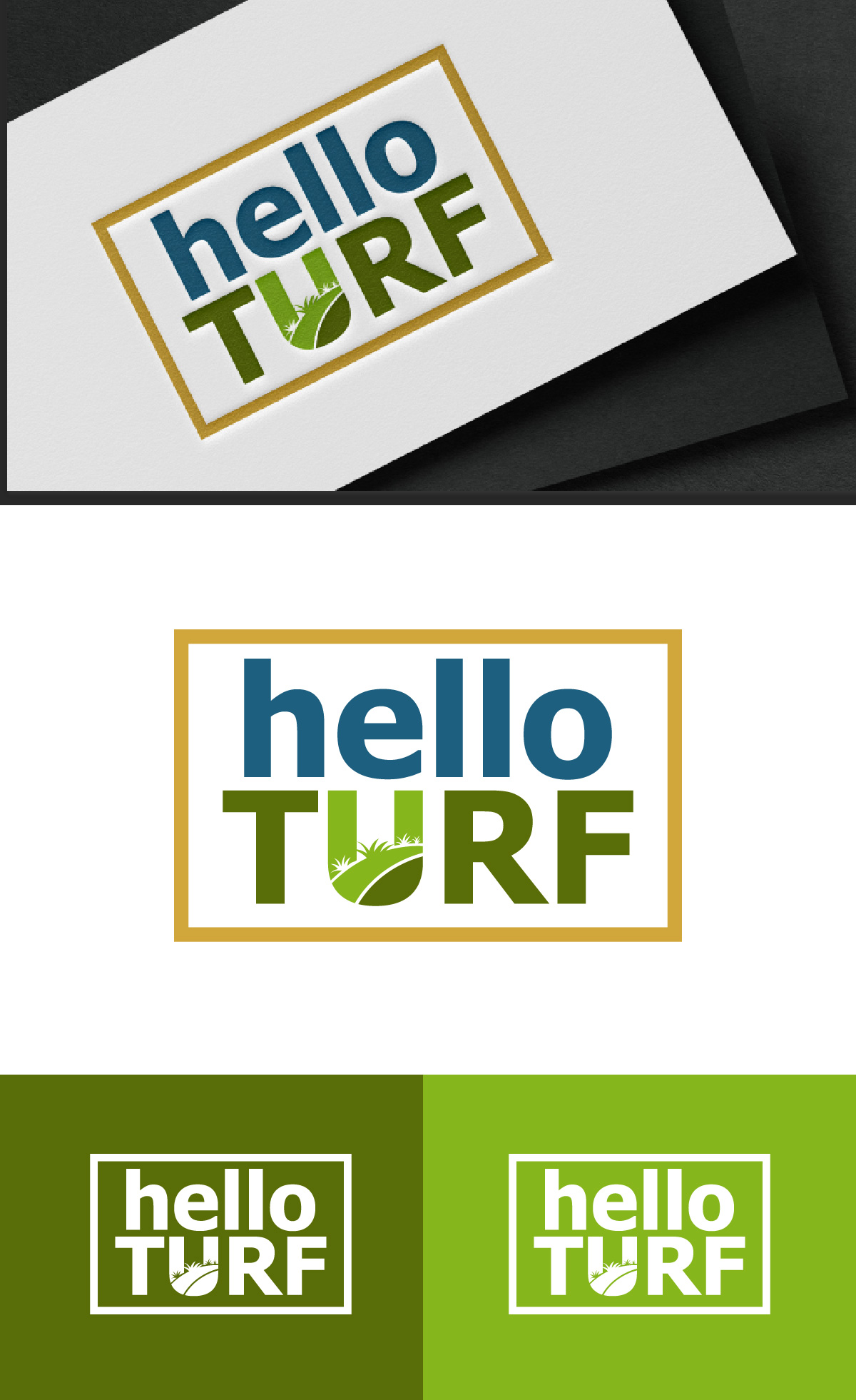 Logo Design by Loknath for hello TURF | Design #33181046