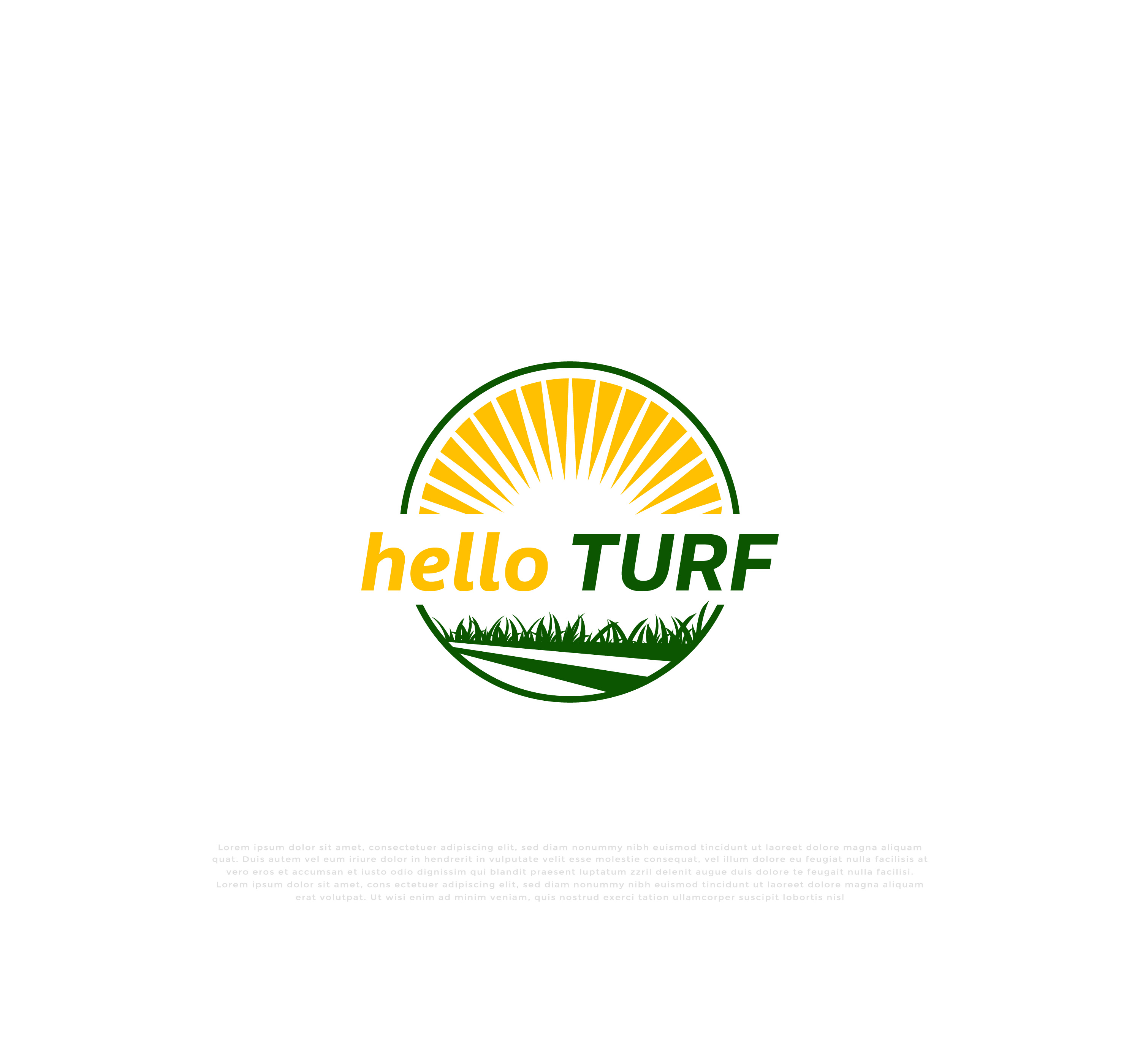 Logo Design by mehedi.h for hello TURF | Design #33198705