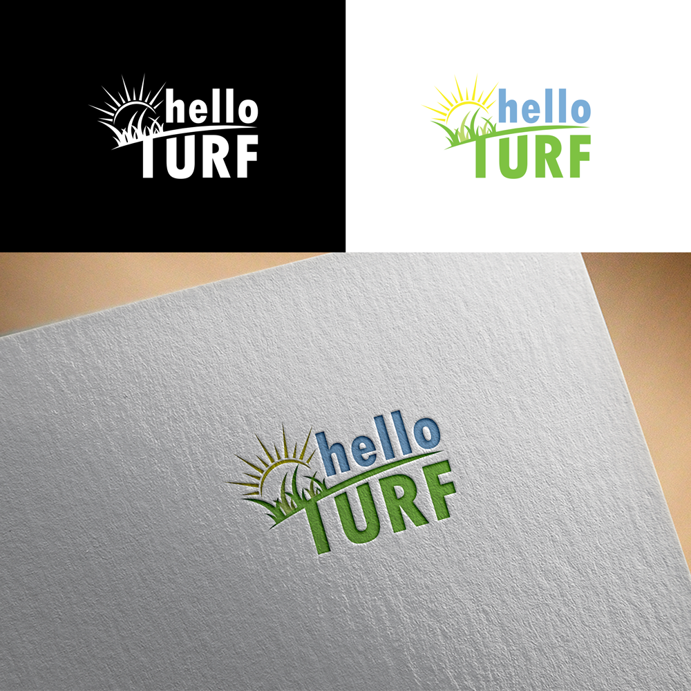 Logo Design by RA-bica for hello TURF | Design #33189603