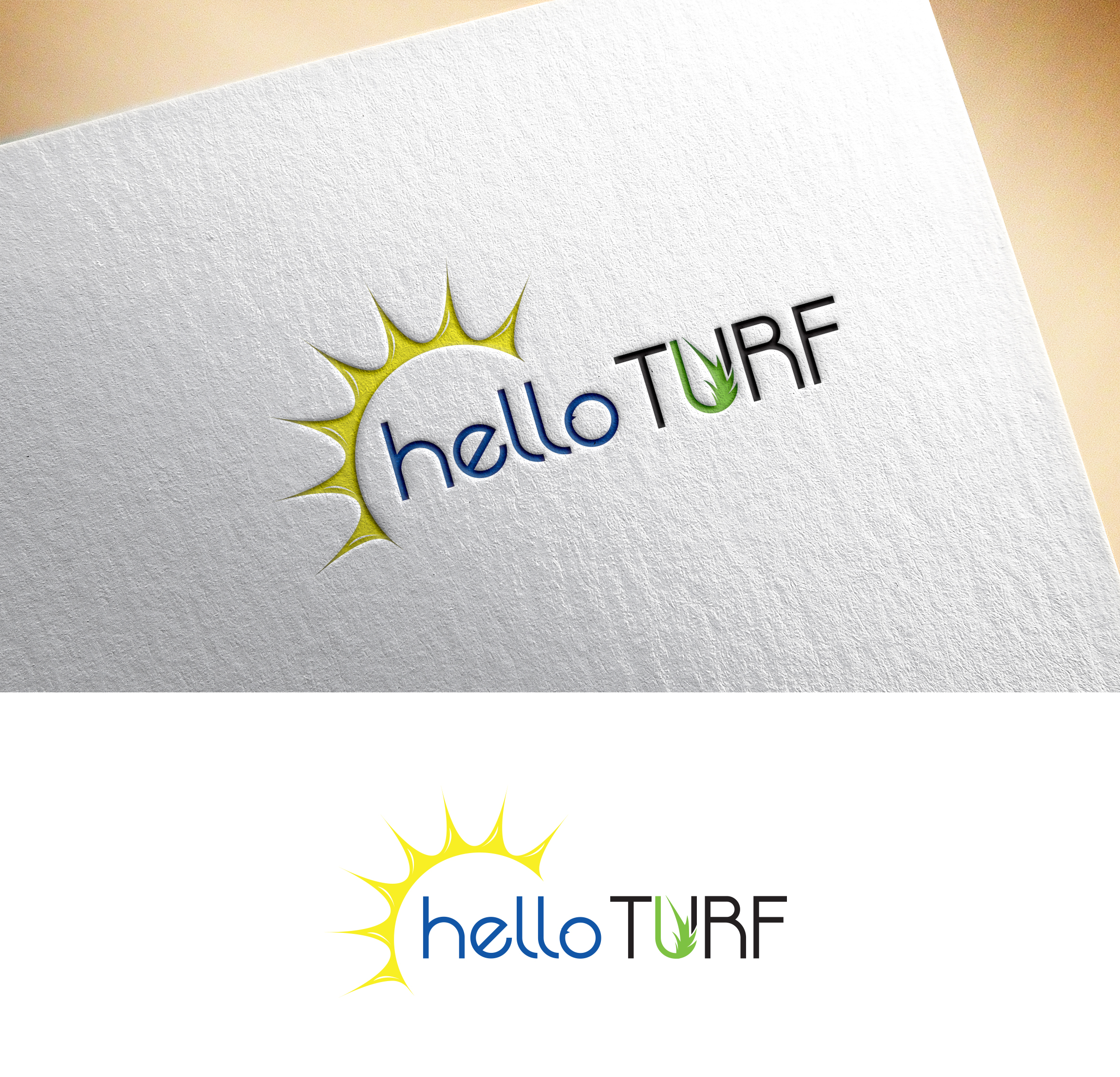 Diseño de Logo por Impressive Solutions para hello TURF | Diseño #33189356