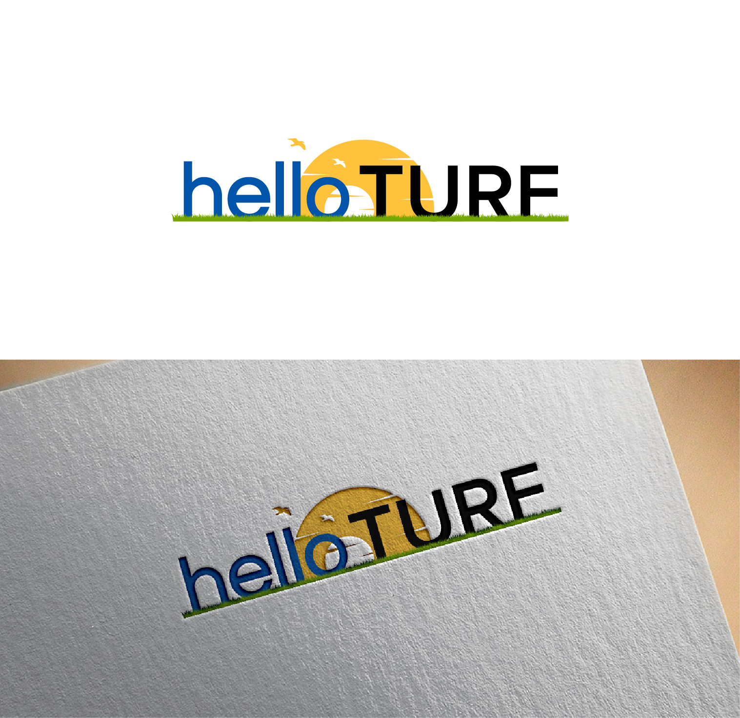 Logo Design by 4tech services for hello TURF | Design #33182739