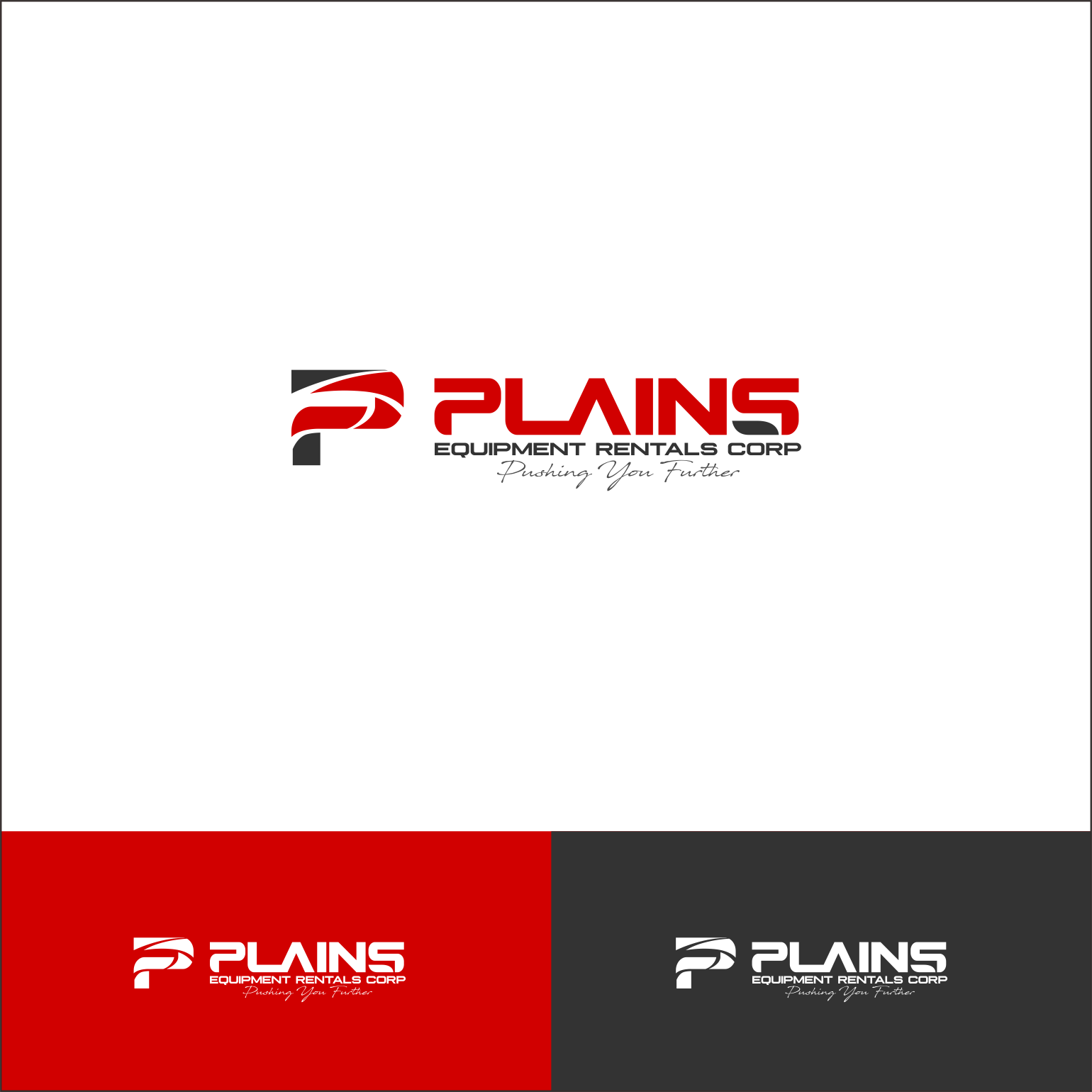 Logo Design by Arham Hidayat for Plains Equipment Rentals Corp | Design #33195246