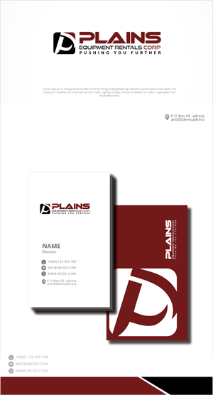 Logo Design by zebronicgraphic for Plains Equipment Rentals Corp | Design: #33179129