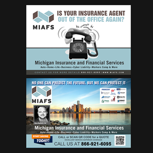 Postcard Design by NatPearlDesigns for Michigan Insurance and Financial Services, LLC | Design: #33268458
