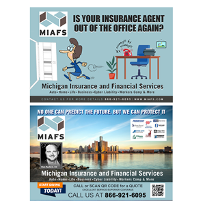 Diseño de Postal por NatPearlDesigns para Michigan Insurance and Financial Services, LLC | Diseño: #33273949
