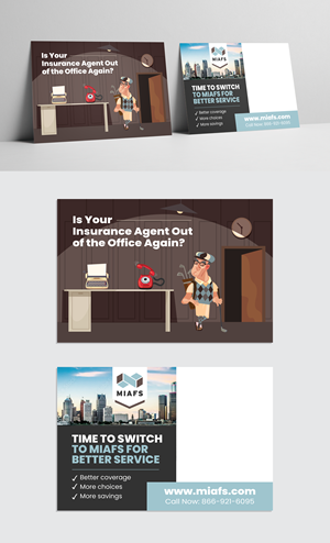Postcard Design by vcreatived for Michigan Insurance and Financial Services, LLC | Design: #33241737