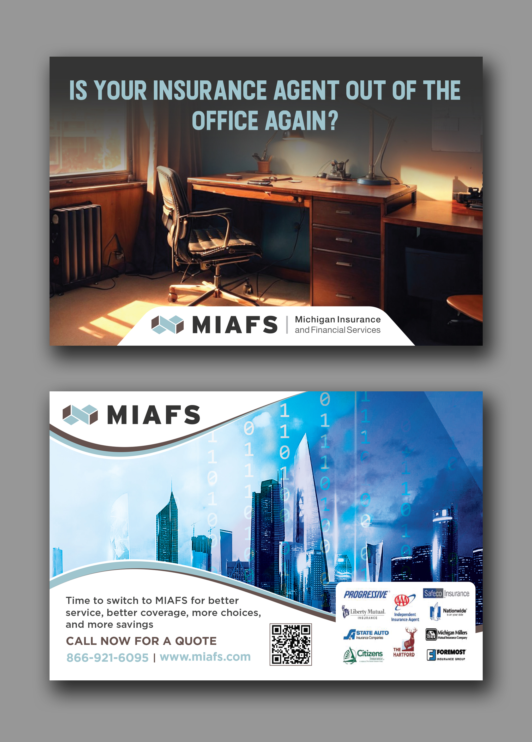 Diseño de Postal por Uttom 2 para Michigan Insurance and Financial Services, LLC | Diseño #33176505