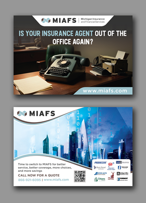 Diseño de Postal por Uttom 2 para Michigan Insurance and Financial Services, LLC | Diseño: #33187544