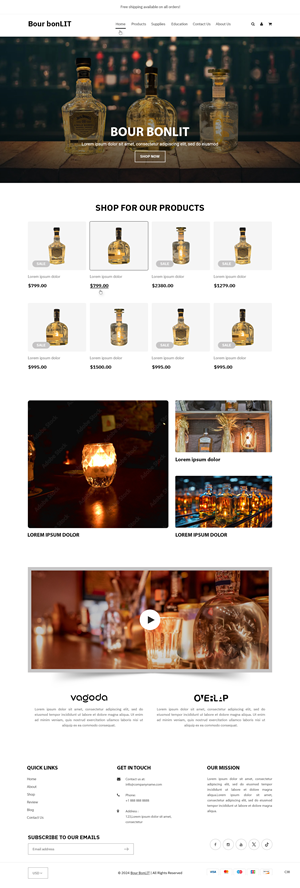Shopify Design by pb