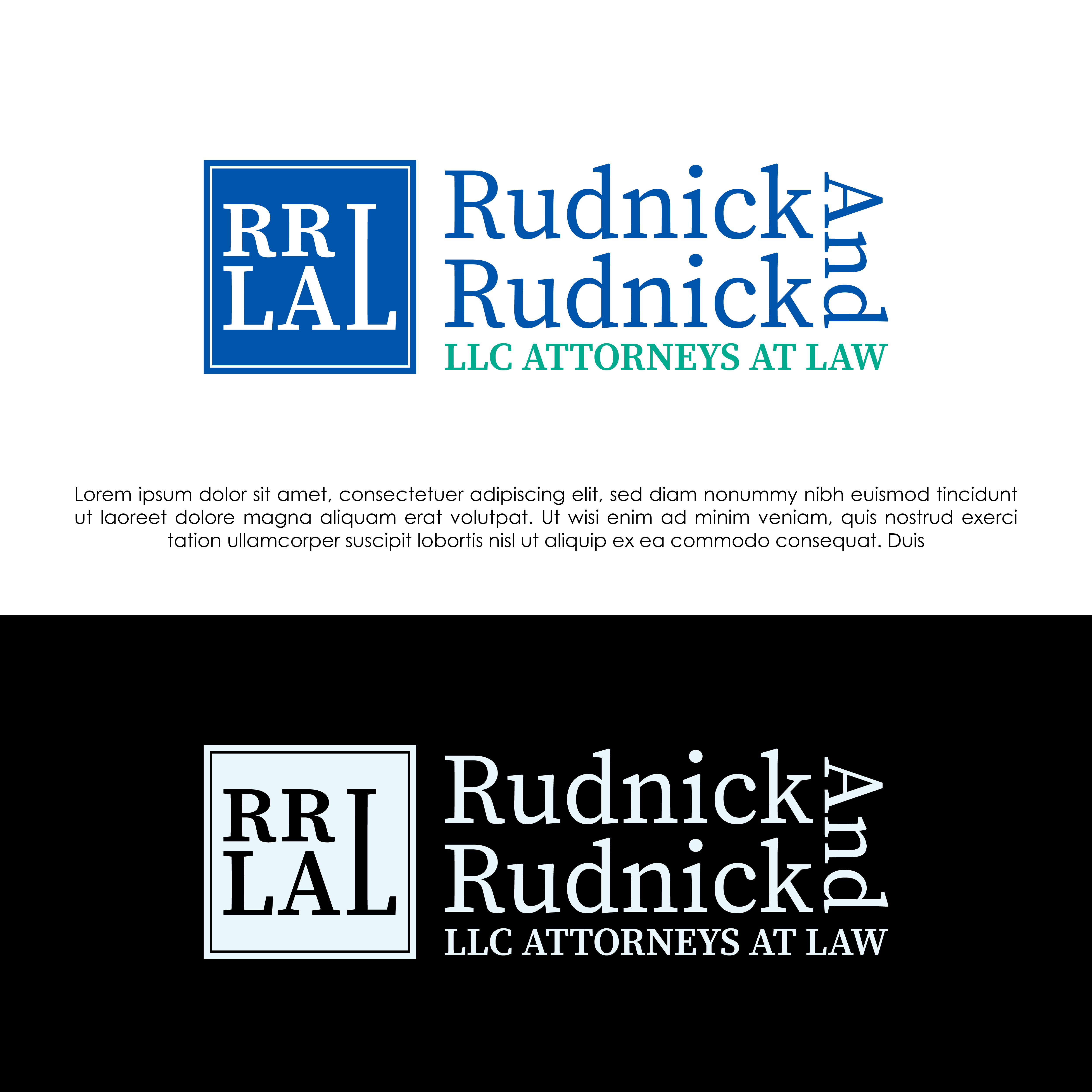 Logo Design by Fine Arts 31 for Rudnick and Rudnick, LLC | Design #33203663