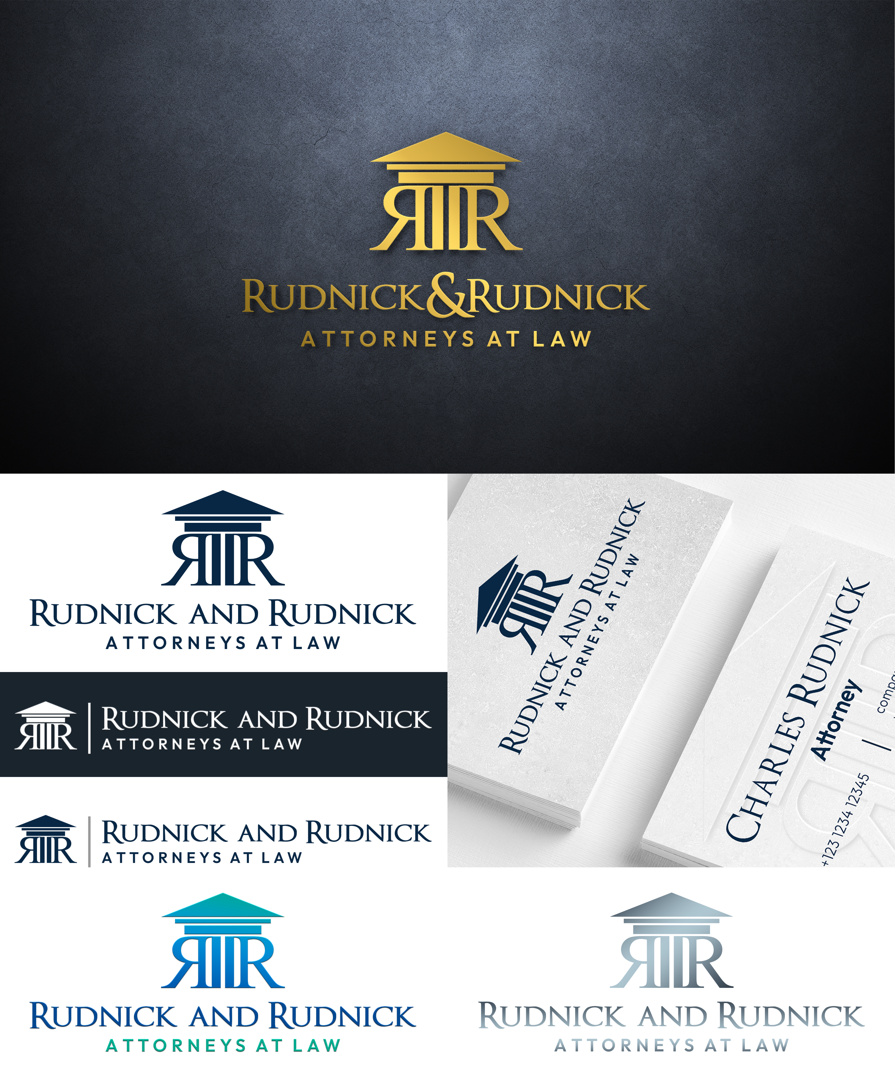 Logo Design by Lezette_G for Rudnick and Rudnick, LLC | Design #33184368