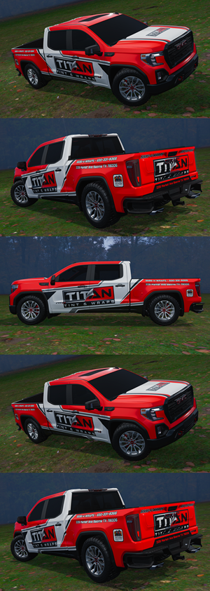 Car Wrap-Design von Panji A. für Titan Tint and Wraps Inc | Design: #33199932