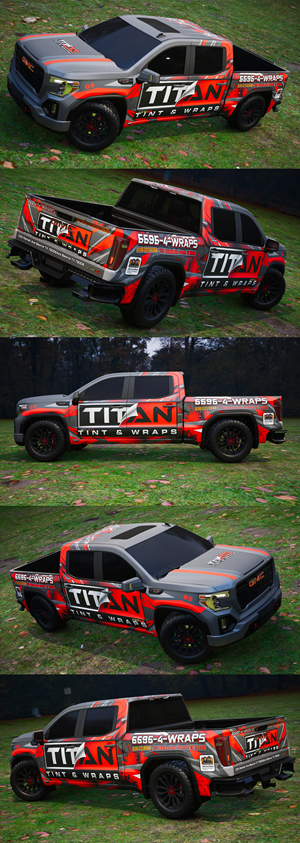 Car Wrap-Design von Panji A. für Titan Tint and Wraps Inc | Design: #33203526